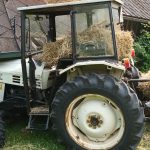 Reparatur Traktor nach Unfall