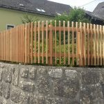 Lattenzaun schmalseitig