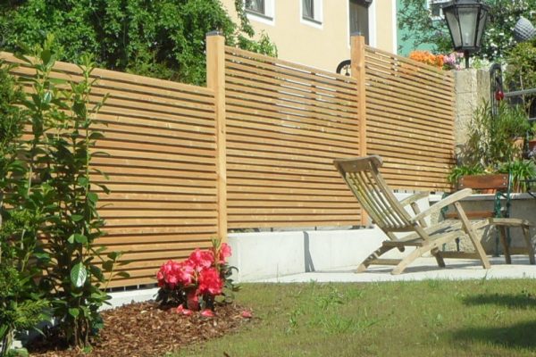 Sichtschutz Jalousie - aus Lärche