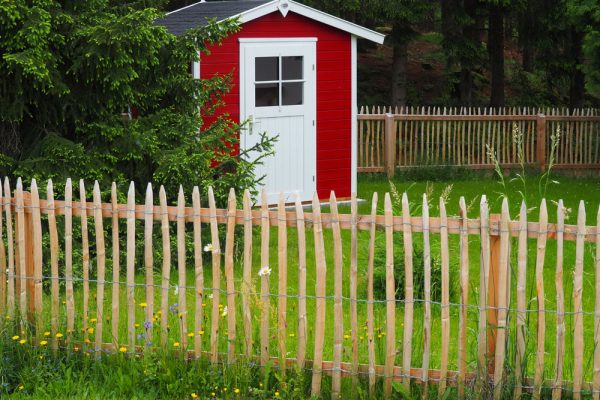 Staketenzaun Kastanie