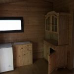 Abriss eines Gartenhauses
